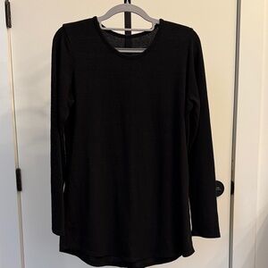 Elegantees Black Long Sleeve Women's Top